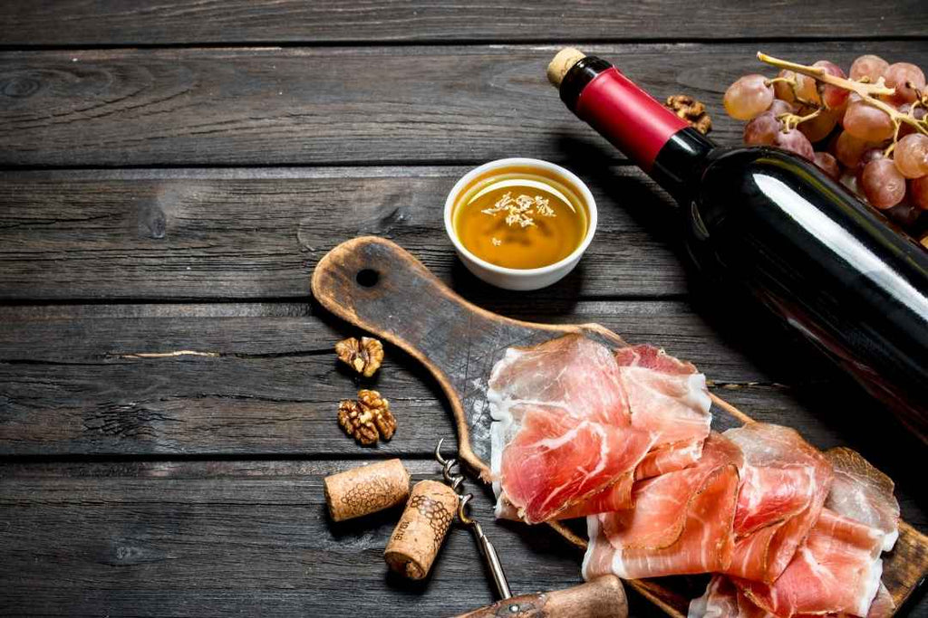 Weinbegleitung zu Pata Negra Schinken zur Weihnachtszeit