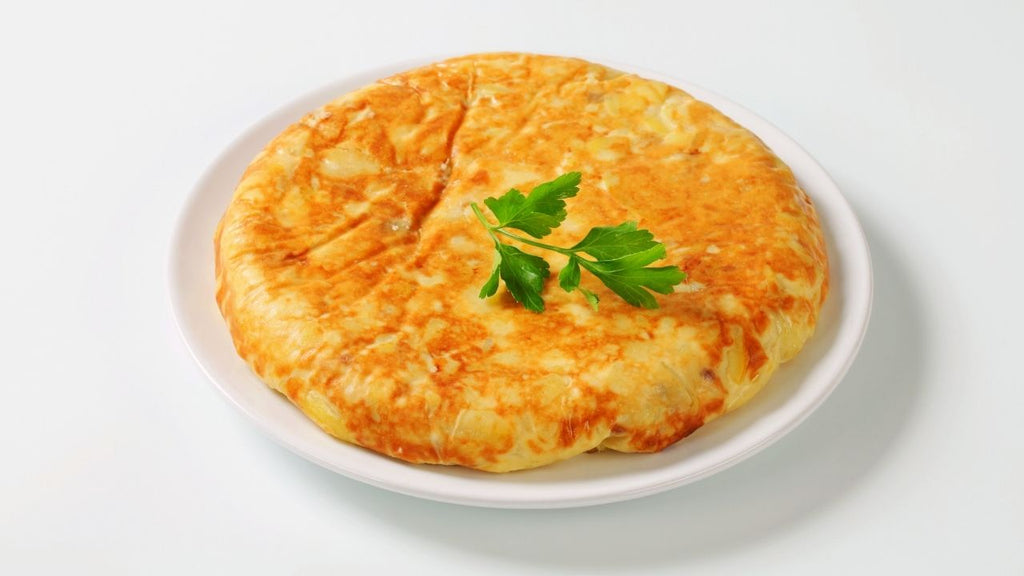 Tortilla Española con Bonito del Norte y Pimientos del Piquillo
