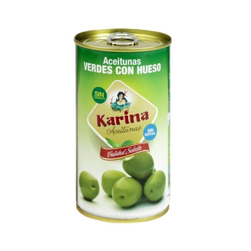 Green Manzanilla Unpitted Olives 350g