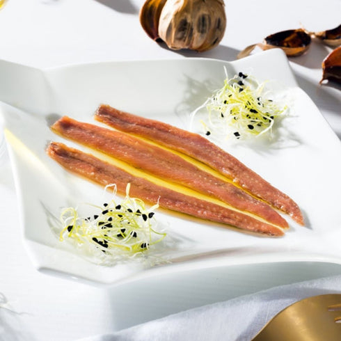 Anchoas del Cantábrico con Alcaparras 50g