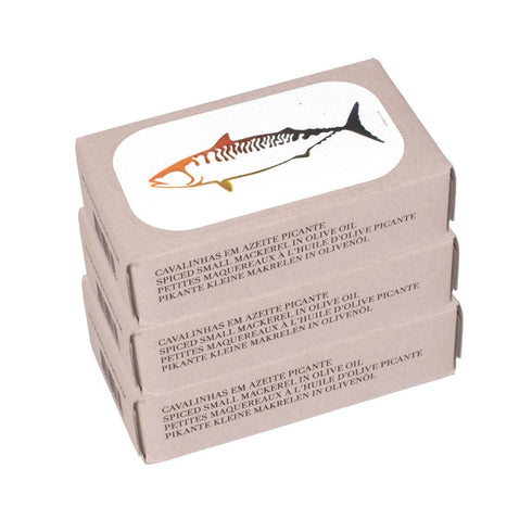 Small Mackerels in Spicy Olive Oil 90g