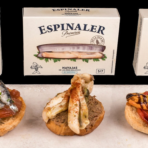 Premium Razor Clams from Galician Rias 5/7 115g