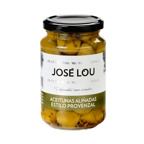 Aceitunas aliñadas estilo provenzal con hueso 350g