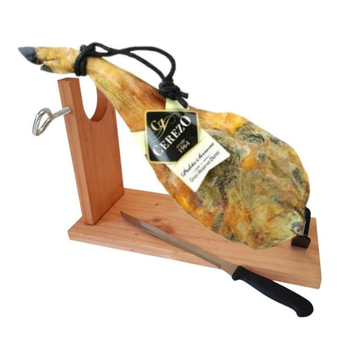 Paleta Serrana 100% Duroc + Jamonero + Cuchillo