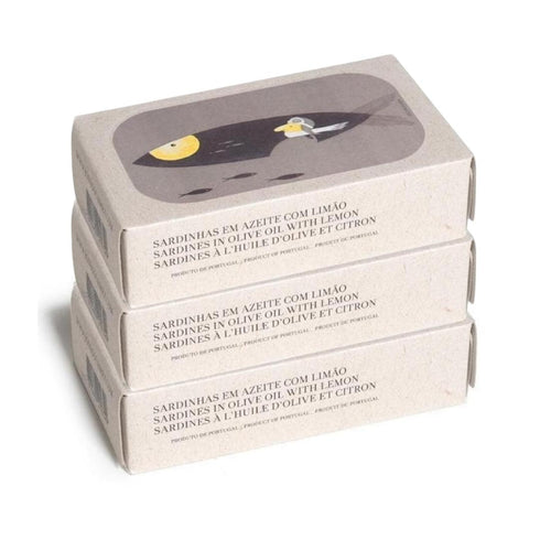 Sardinen in Olivenöl mit Zitrone 125g