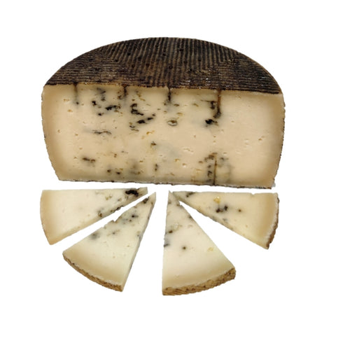 Queso Manchego Ahumado a la Ceniza (6 meses) porcionado 250g